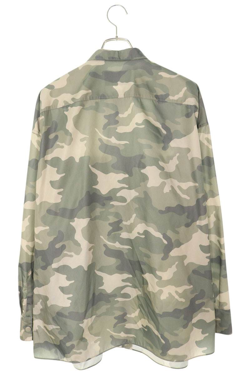 Prada Logo Camo Blouson Green Size M