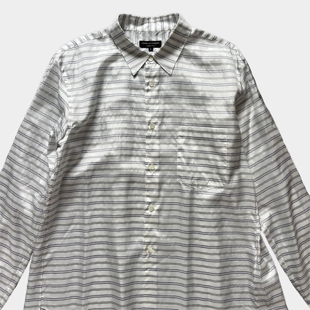 COMME DES GARCONS HOMME PLUS 24AW Striped Shirt White Size S
