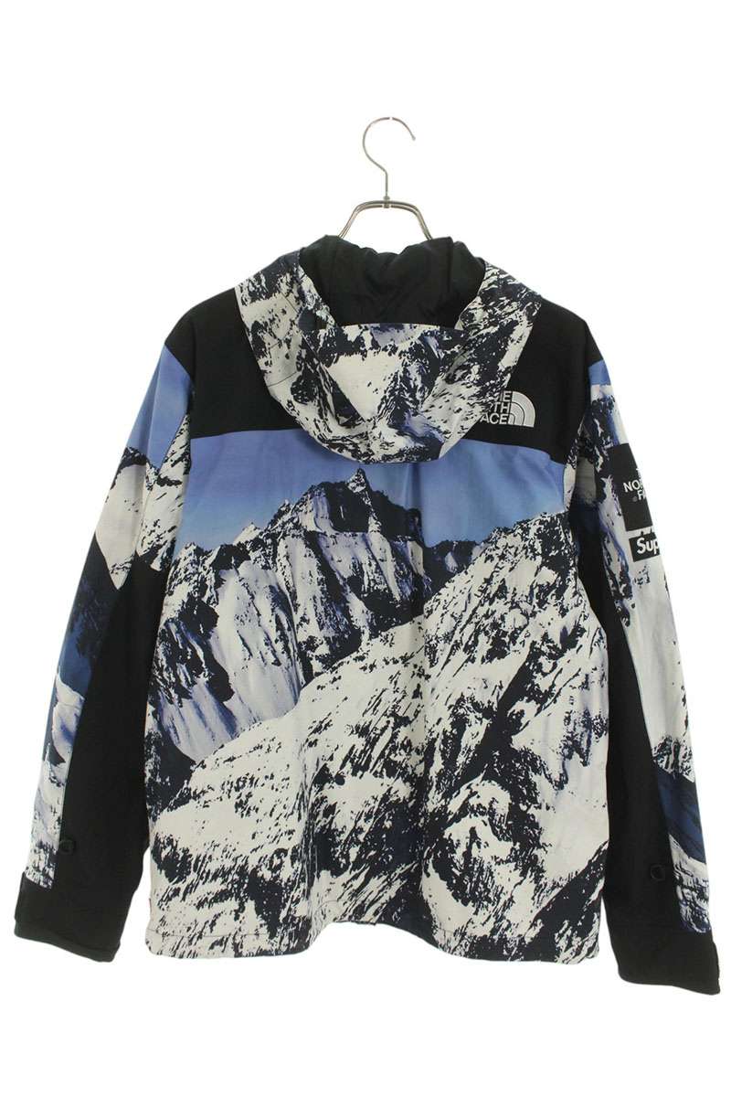 Supreme x The North Face 17AW The North Face Mountain Parka Blue Size M