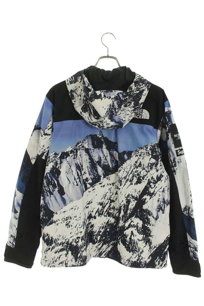 Supreme x The North Face 17AW The North Face Mountain Parka Blue Size M