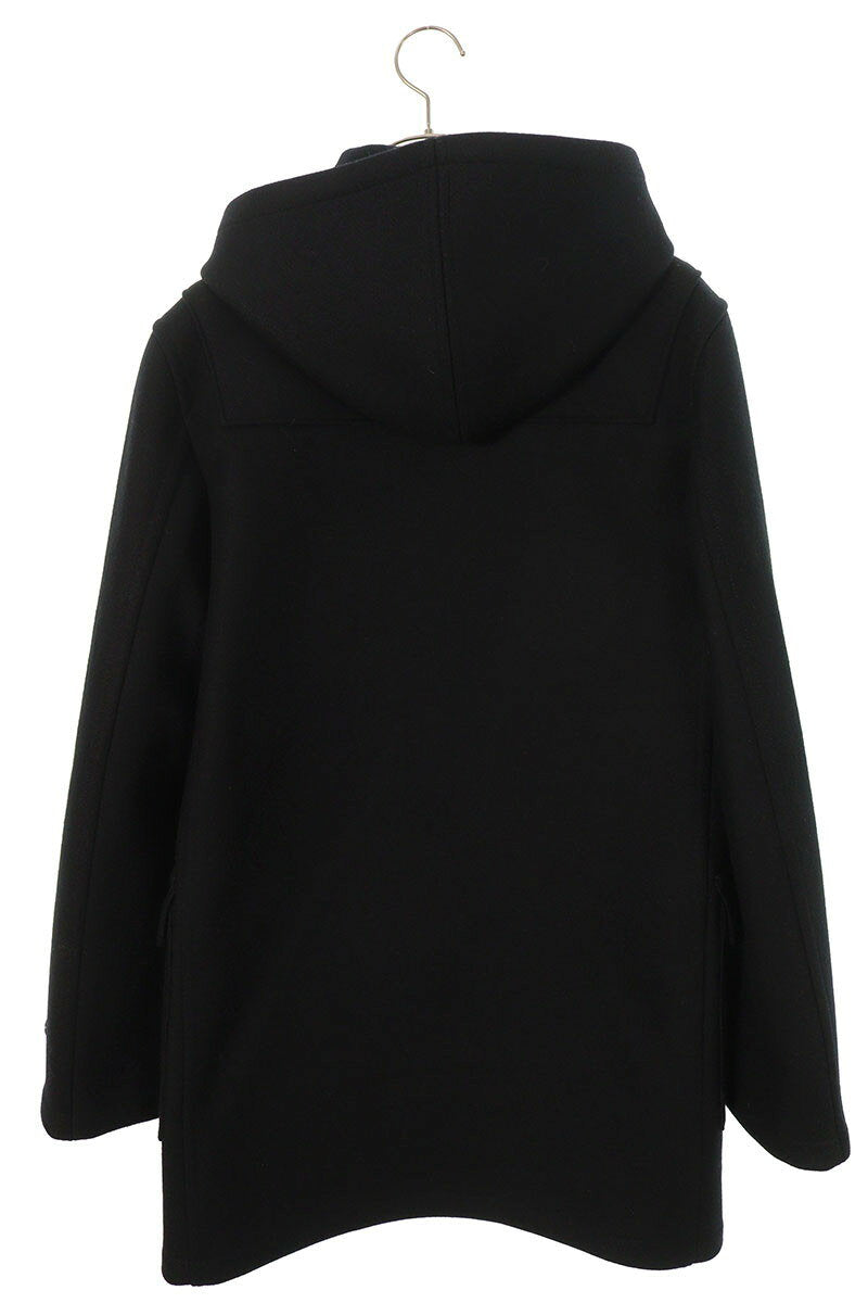 Saint Laurent Paris Hooded Wool Coat Black Size 48