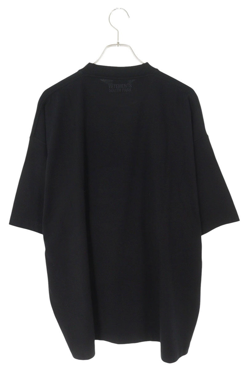 Vetements 25SS SOUTHPARK Print T-Shirt Black Size M