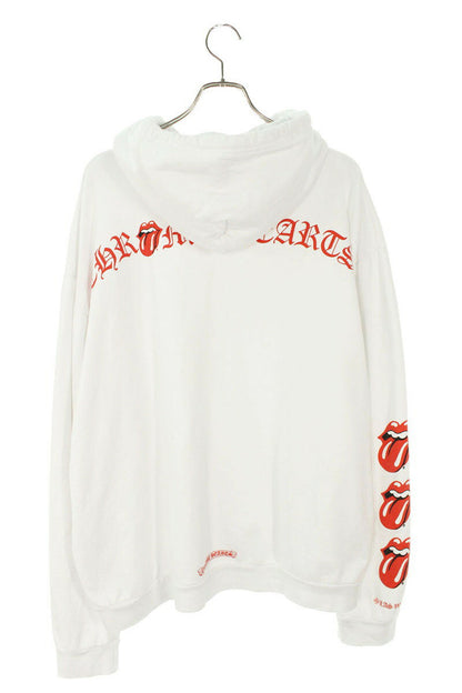 Chrome Hearts SWTSHRT PLVR LTD Pullover Hoodie White x Red Size XL
