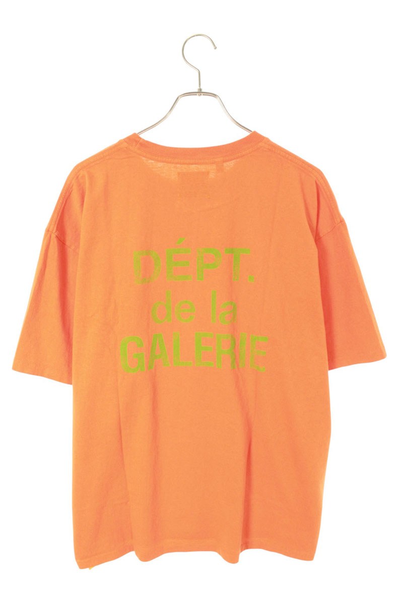Gallery Dept. 25AW Logo Print T-Shirt Orange Size XL