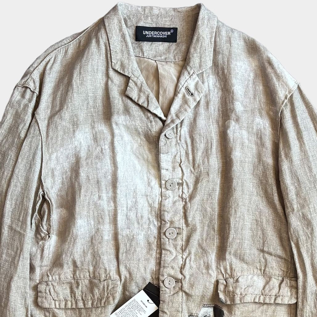 UNDERCOVER 25SS Graphic Jacket Beige Size 4