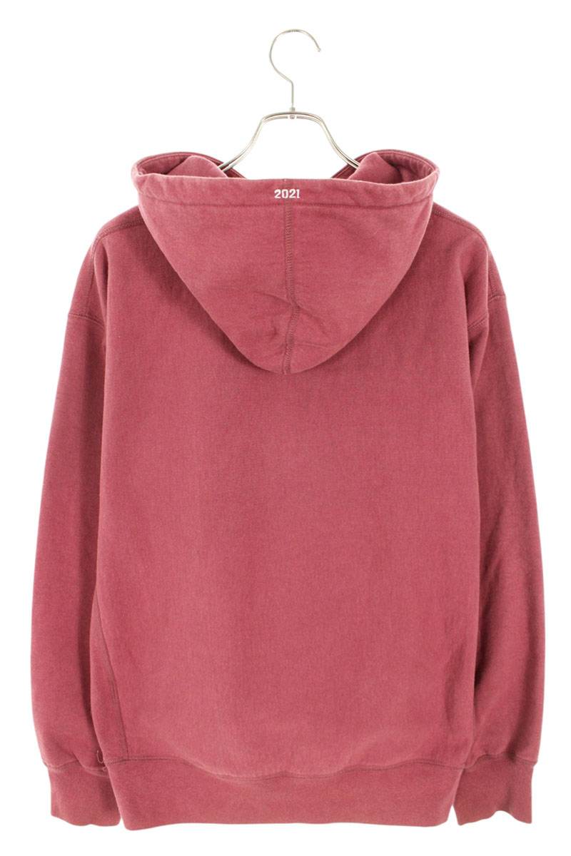 Supreme 21AW Box Logo Hooded Sweatshirt Red Size M