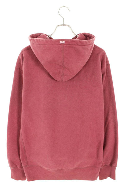 Supreme 21AW Box Logo Hooded Sweatshirt Red Size M
