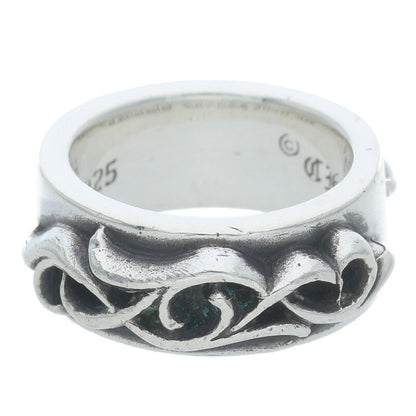 Chrome Hearts DBL NARROW VINE BAND Ring Silver Size 11.5