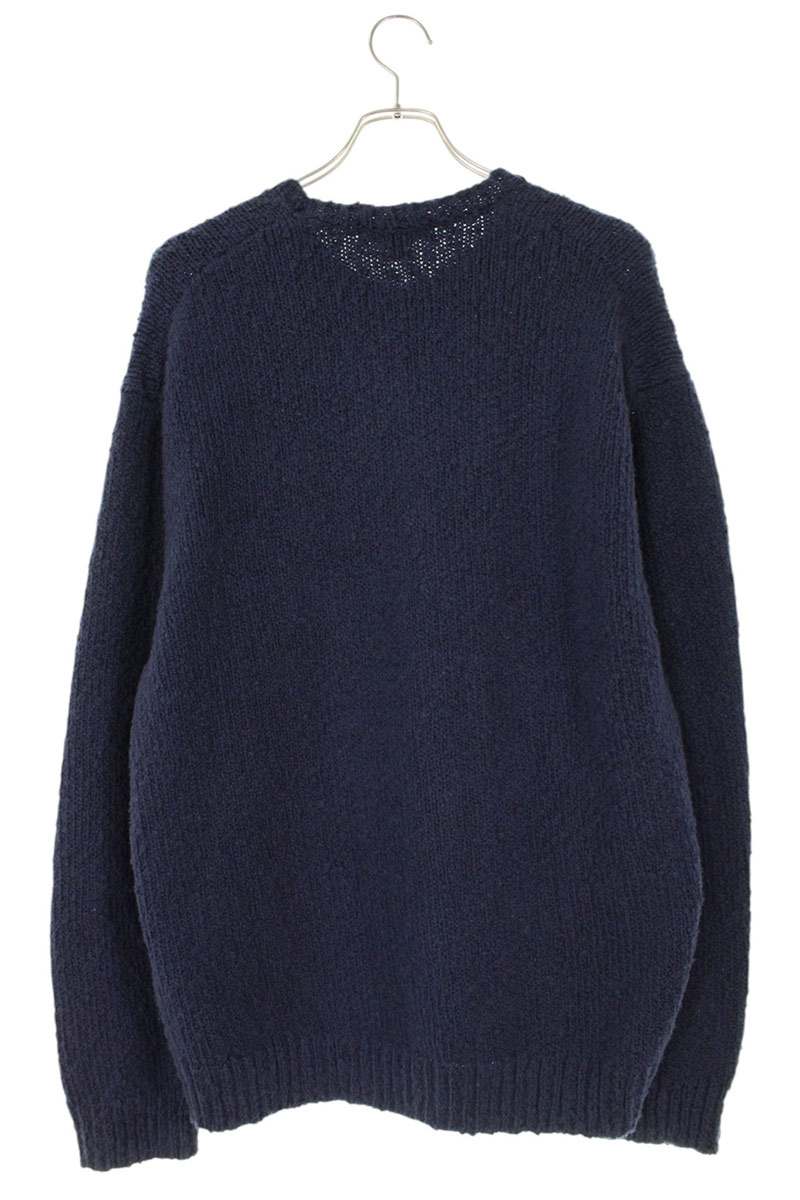 SUPREME 24SS Boucle Small Box Cotton Sweater Blue Size M