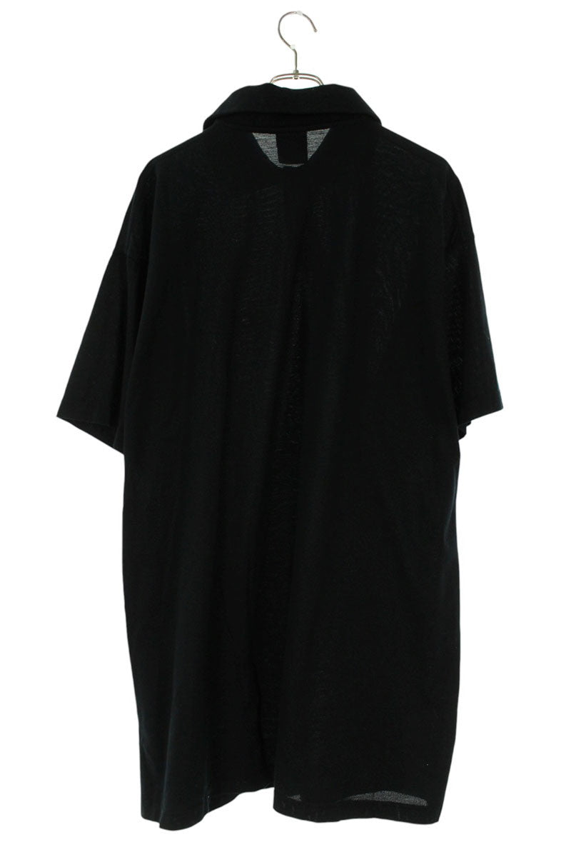 Balenciaga ebay Embroidered Short Sleeve Polo Shirt Black Size 4
