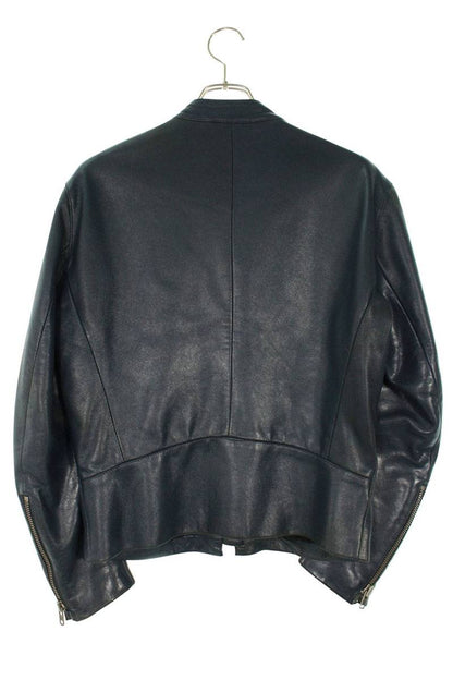 Maison Martin Margiela 07AW Leather Jacket Blue Size XS