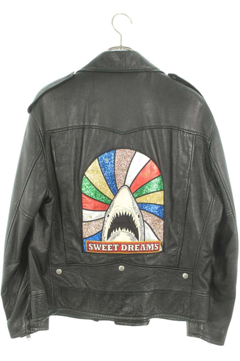 Saint Laurent Paris 17SS Leather Jacket Black Size M