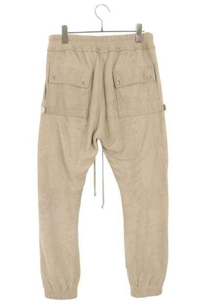 Rick Owens LBA Leather Long Pants Beige Size 48