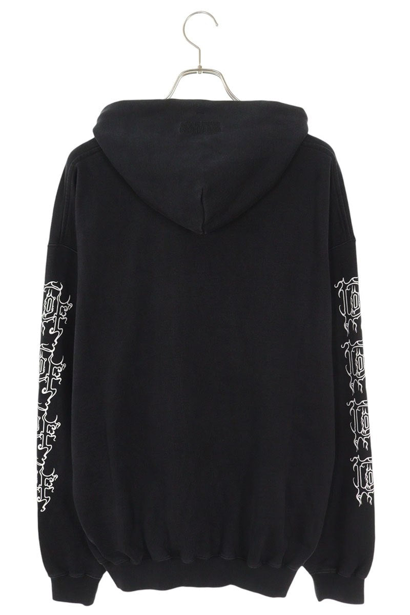 Vetements 25AW COF LOGO OVERSIZED Pullover Hoodie Black Size XS