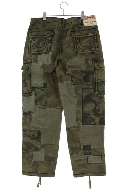 SUPREME 25AW Patchwork Cargo Pant Green Size 36