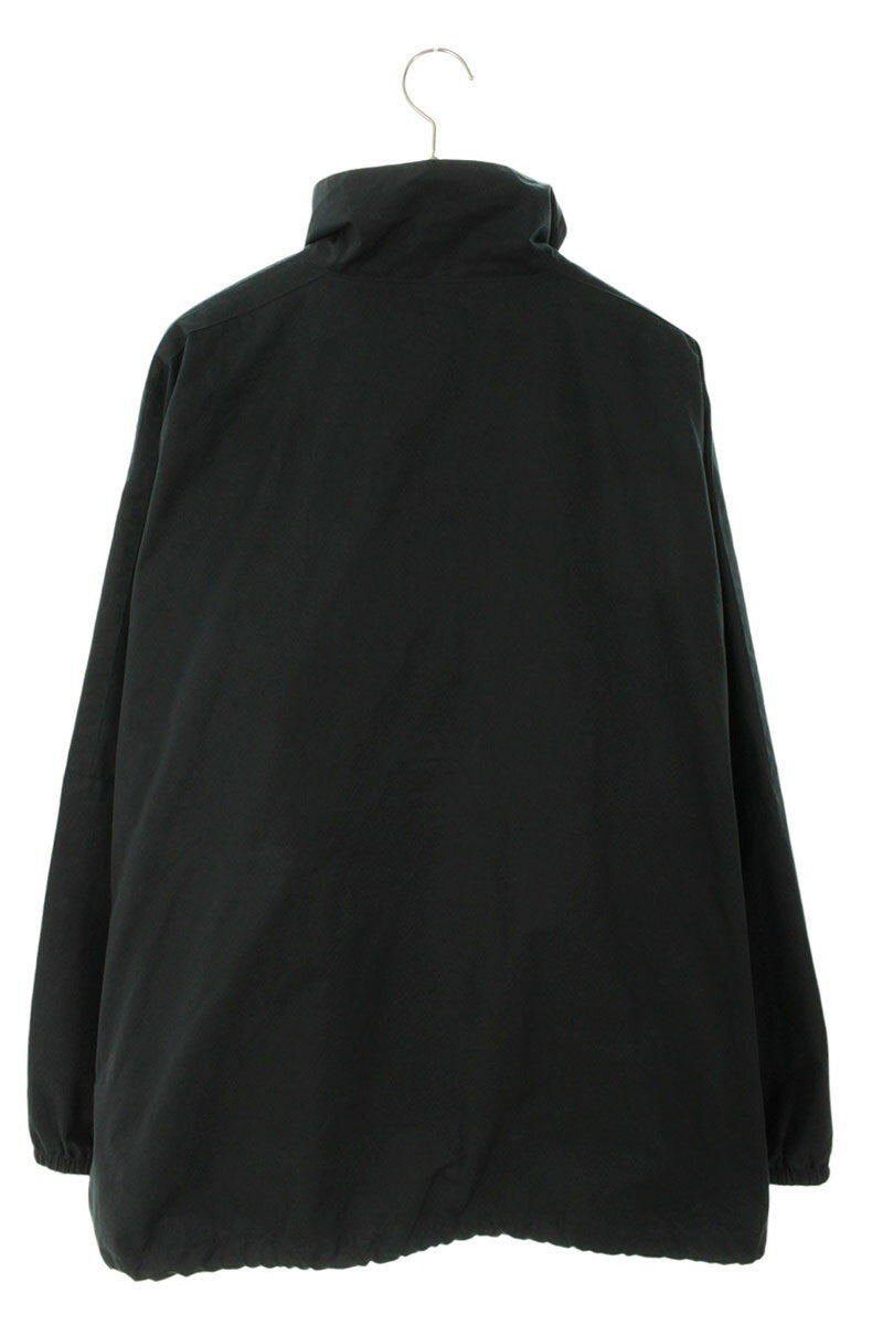 Balenciaga 22AW Logo Print Blouson Black x Green Size S
