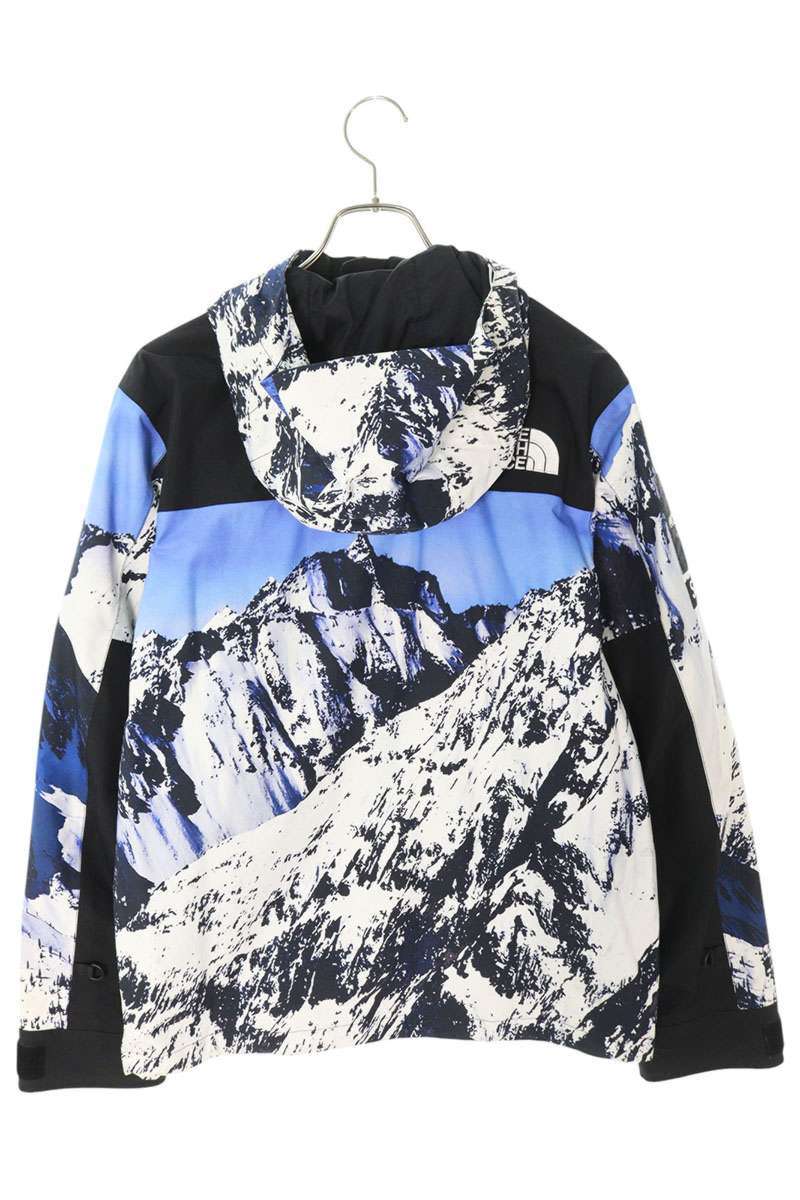 Supreme x The North Face 17AW The North Face Mountain Parka Blue Size S