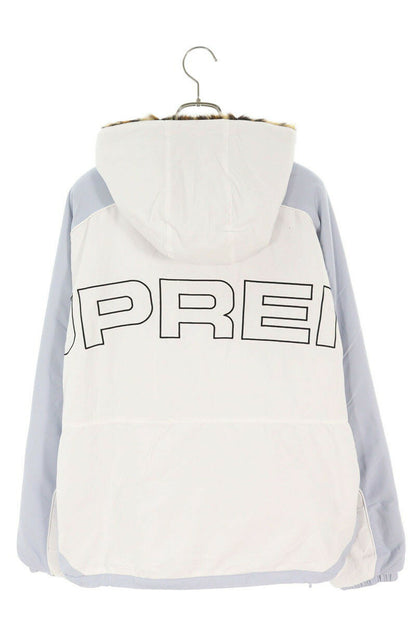 Supreme 25SS Faux Fur Reversible Hooded Track Jacket White Size XL