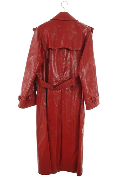 Maison Margiela 20AW Leather Coat Red Size XS