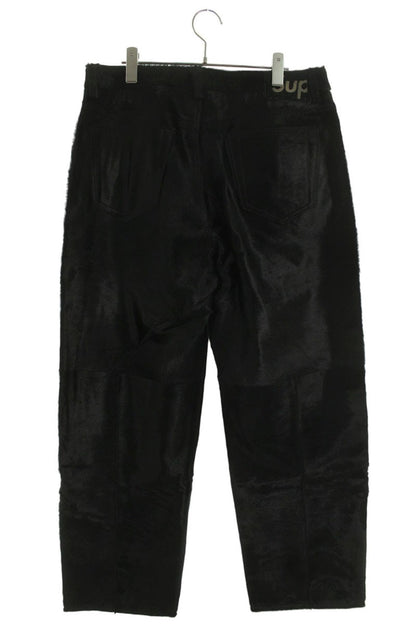 Supreme 25SS Leather Long Pants Black US 32