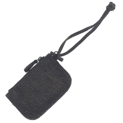 Balenciaga Denim coin case Black One Size