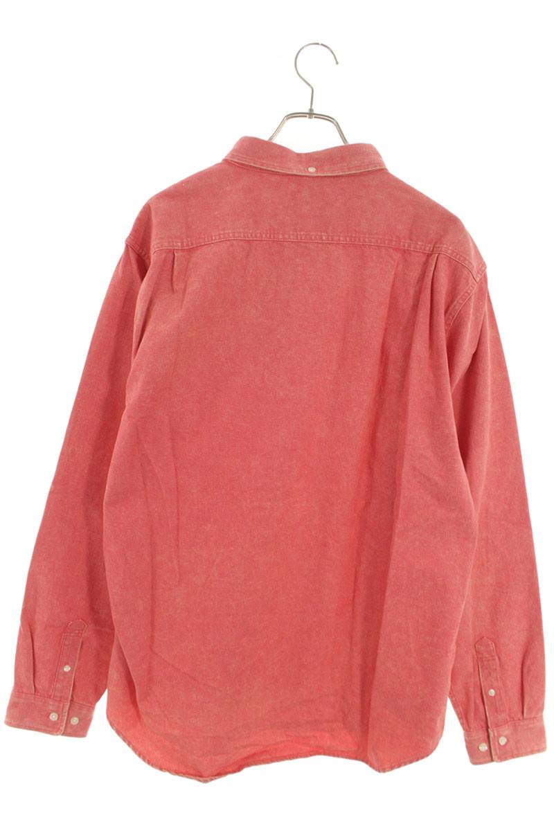 Supreme 18SS Denim Shirt Pink Size XL