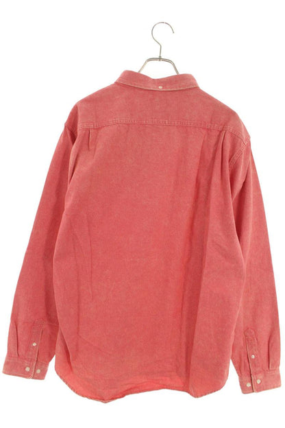 Supreme 18SS Denim Shirt Pink Size XL