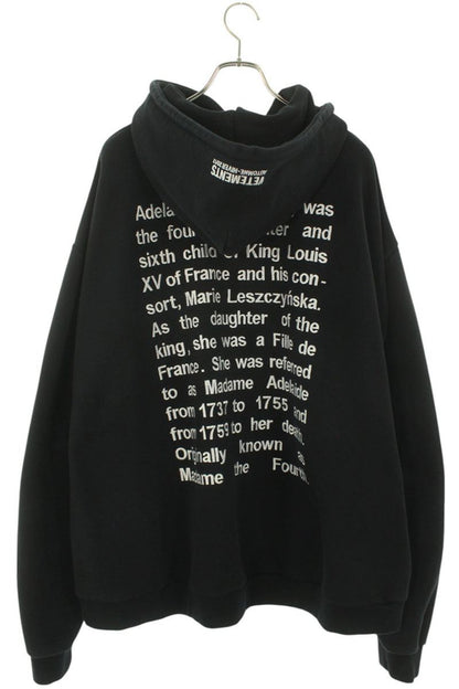 Vetements ADELAIDE Embroidered Hoodie Black Size S