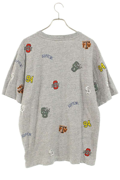 Supreme 20SS University S S Top Patchwork T-Shirt Gray Size L
