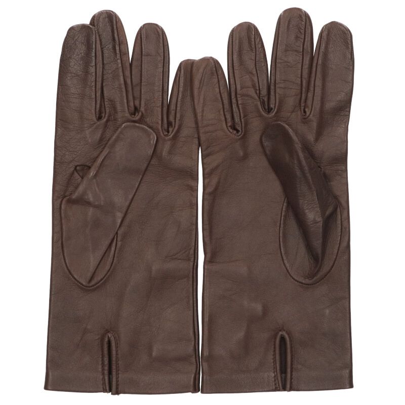 Maison Margiela 23AW Leather gloves Brown Size M