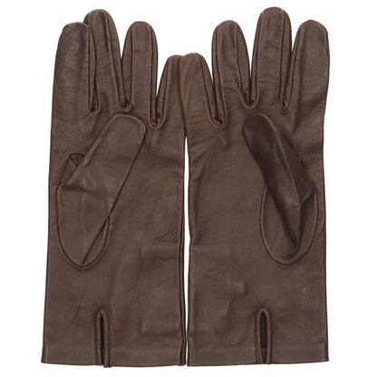 Maison Margiela 23AW Leather gloves Brown Size M