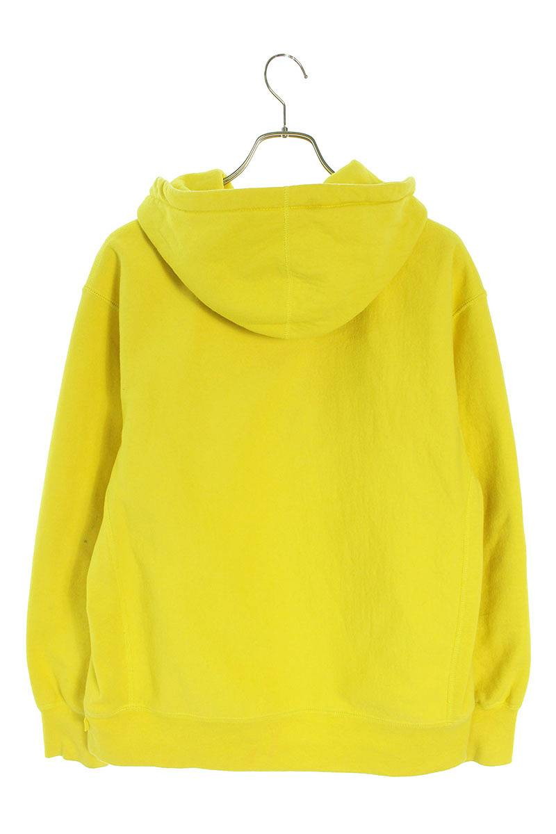Supreme 20AW Cross Box Logo Hooded Sweatshirt Yellow Size S