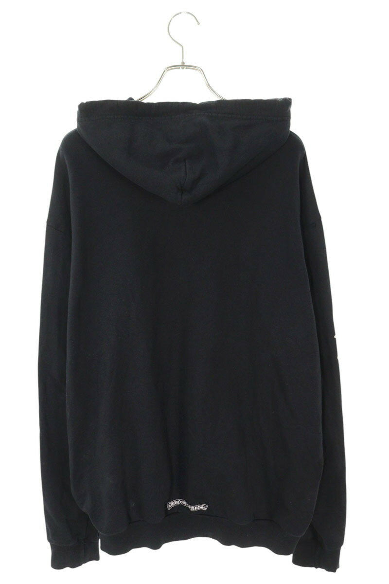 Chrome Hearts SWTSHRT PLVR Logo Print Pullover Hoodie Black Size XL