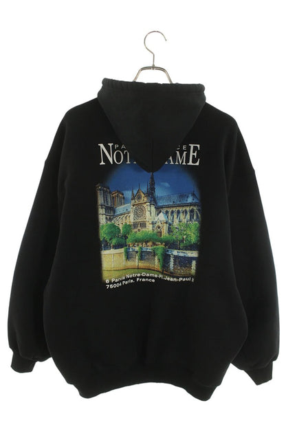 Balenciaga 21SS Distressed Sweatshirt Black Size XS