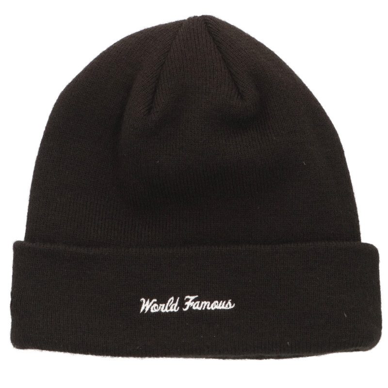Supreme Logo Beanie Black Size ONE SIZE