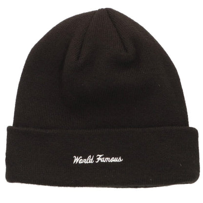 Supreme Logo Beanie Black Size ONE SIZE