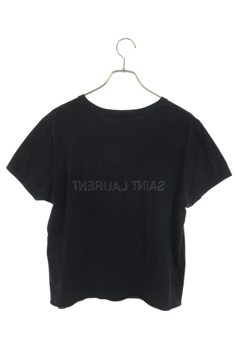 Saint Laurent Paris Logo T-Shirt Blue Size M