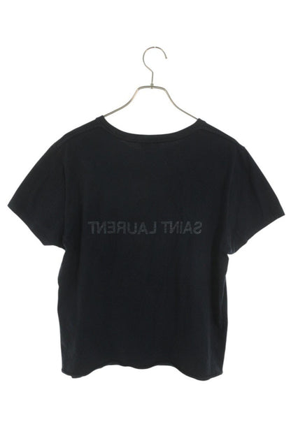 Saint Laurent Paris Logo T-Shirt Blue Size M