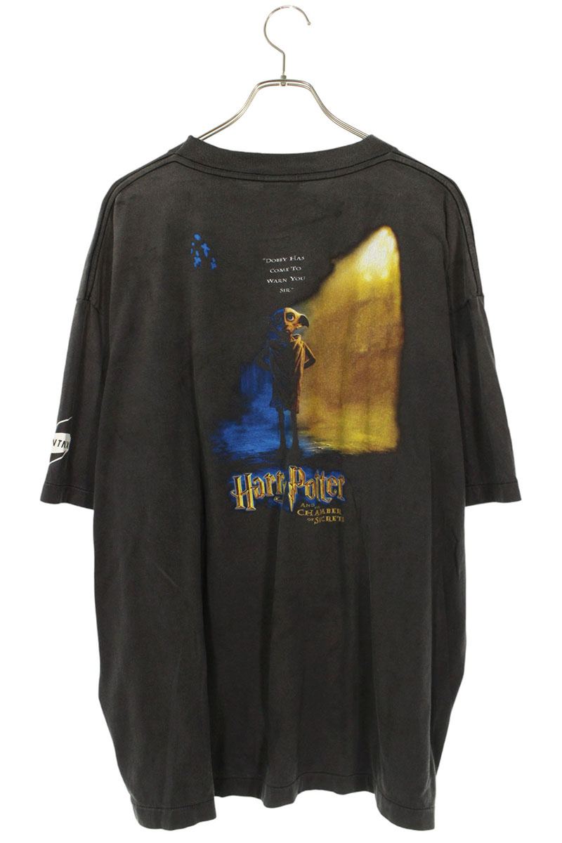 Saint Michael 25AW Print T-Shirt Black Size XL