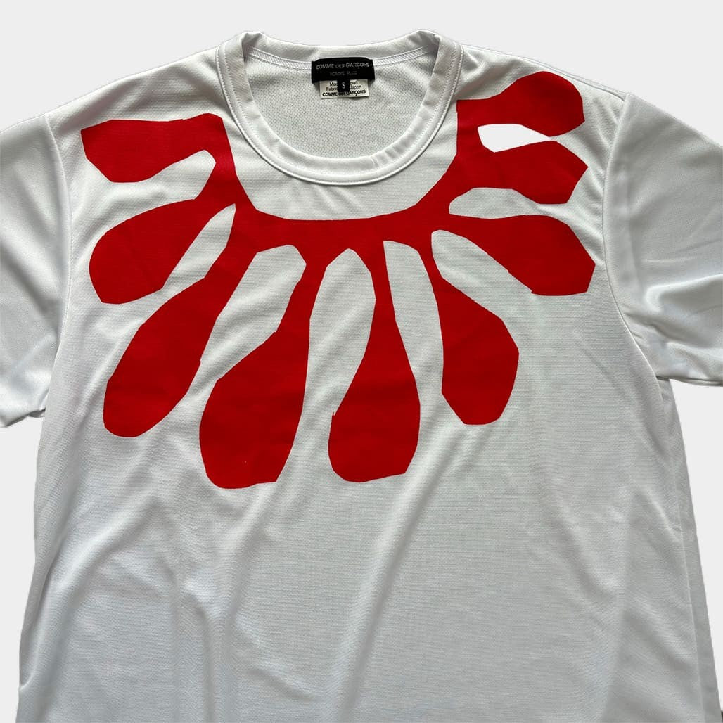 COMME DES GARCONS HOMME PLUS 23SS T-Shirt White Size S