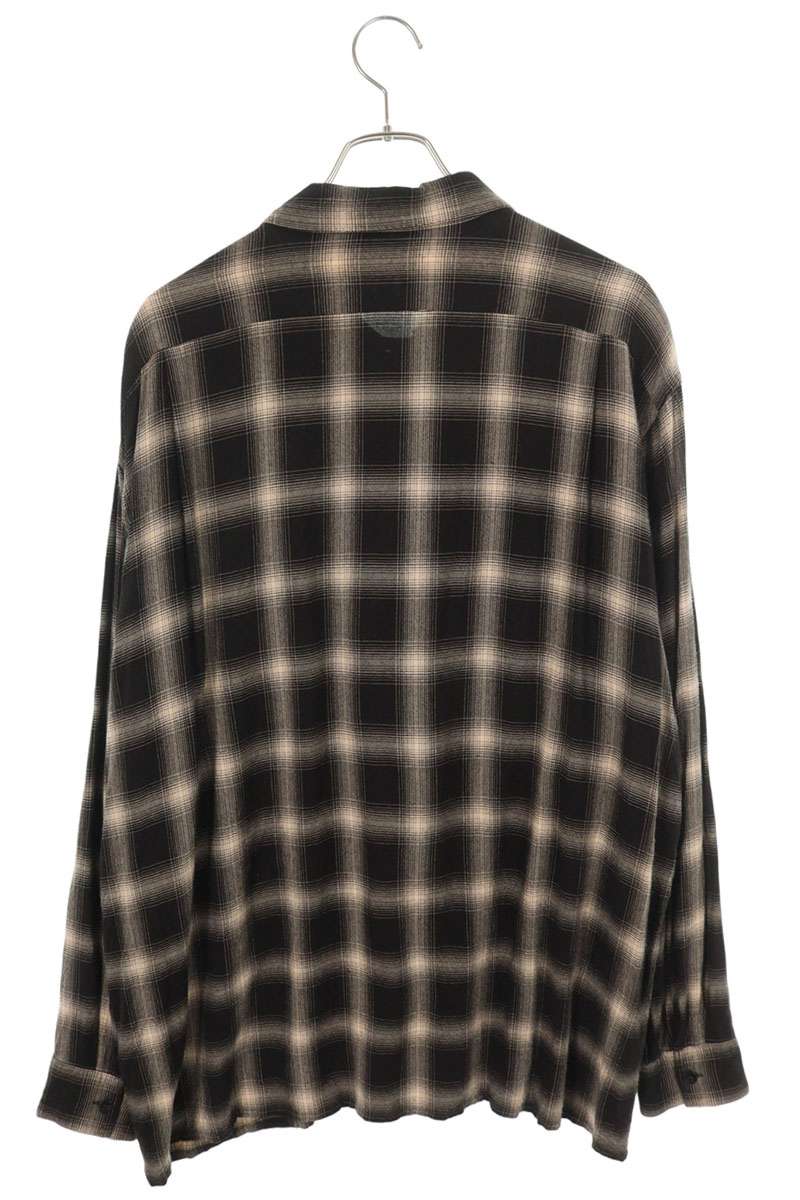 Comoli 23SS Long Sleeve Shirt Black Size XL