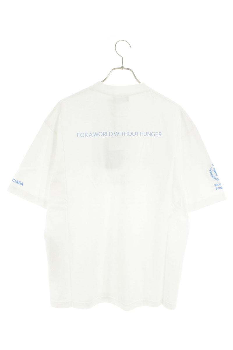Balenciaga WFP Logo Print Oversized T-Shirt White Size XS