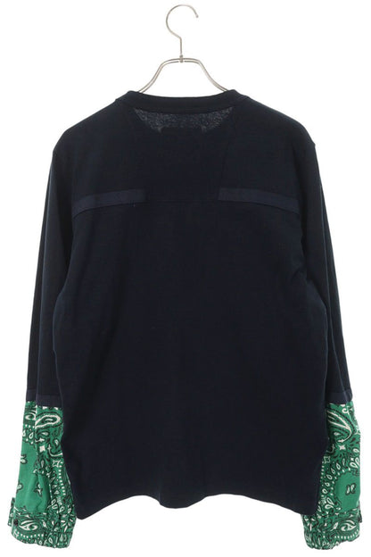 Sacai Long Sleeve T-Shirt Blue x Green Size S