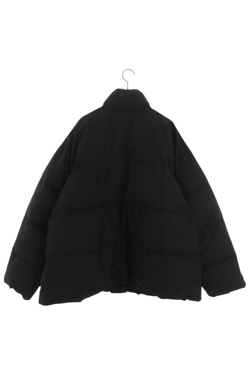 BALENCIAGA Boxy Puffer Down Jacket Black Size XS