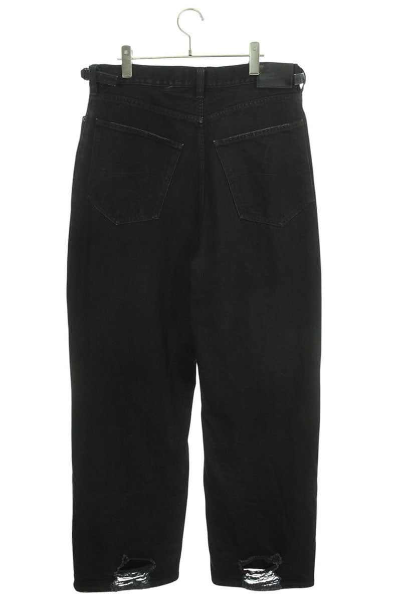 Balenciaga Denim Pants Black Size M