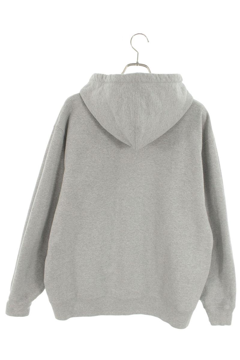 Supreme x Burberry Burberry Box Logo Hooded Sweatshirt Gray Size L