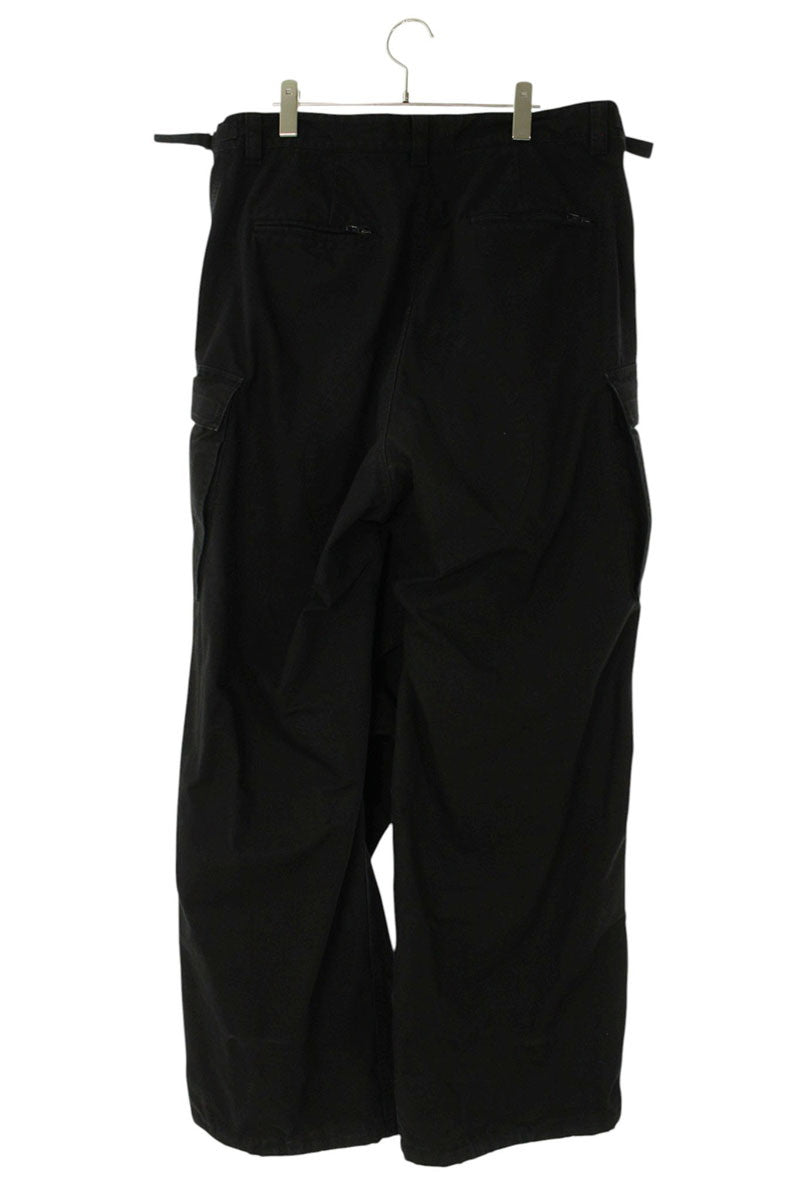 BALENCIAGA Zip Hem Cargo Pants Black Size 34