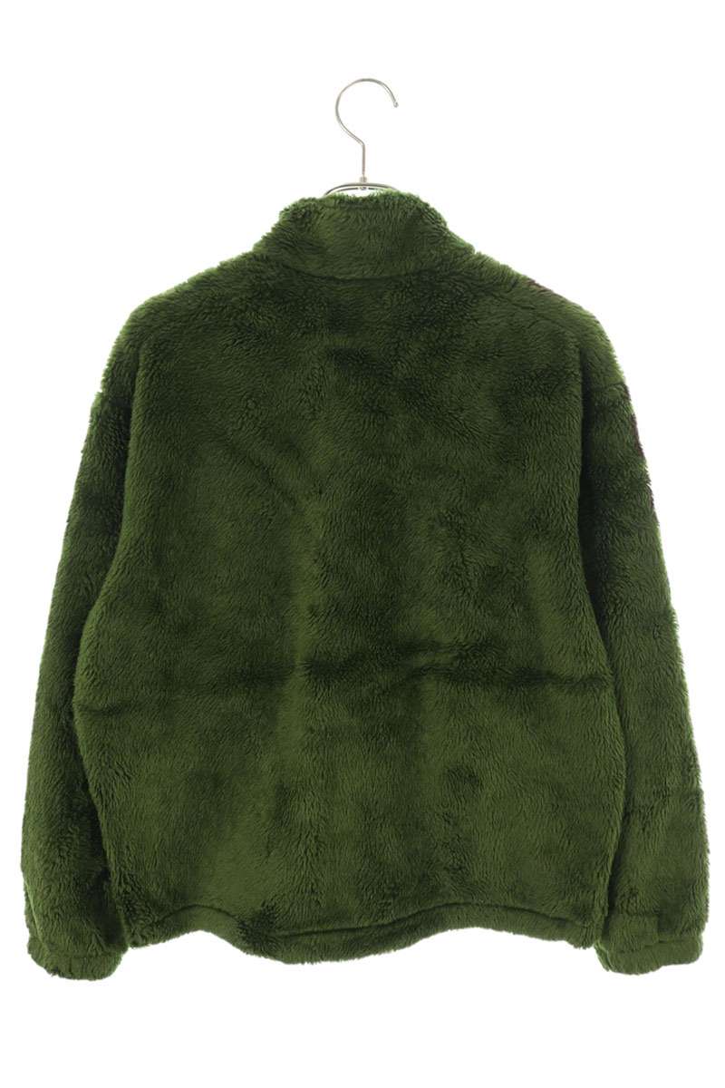 Supreme 25SS Shoulder Logo Fleece Jacket Blouson Green Size S
