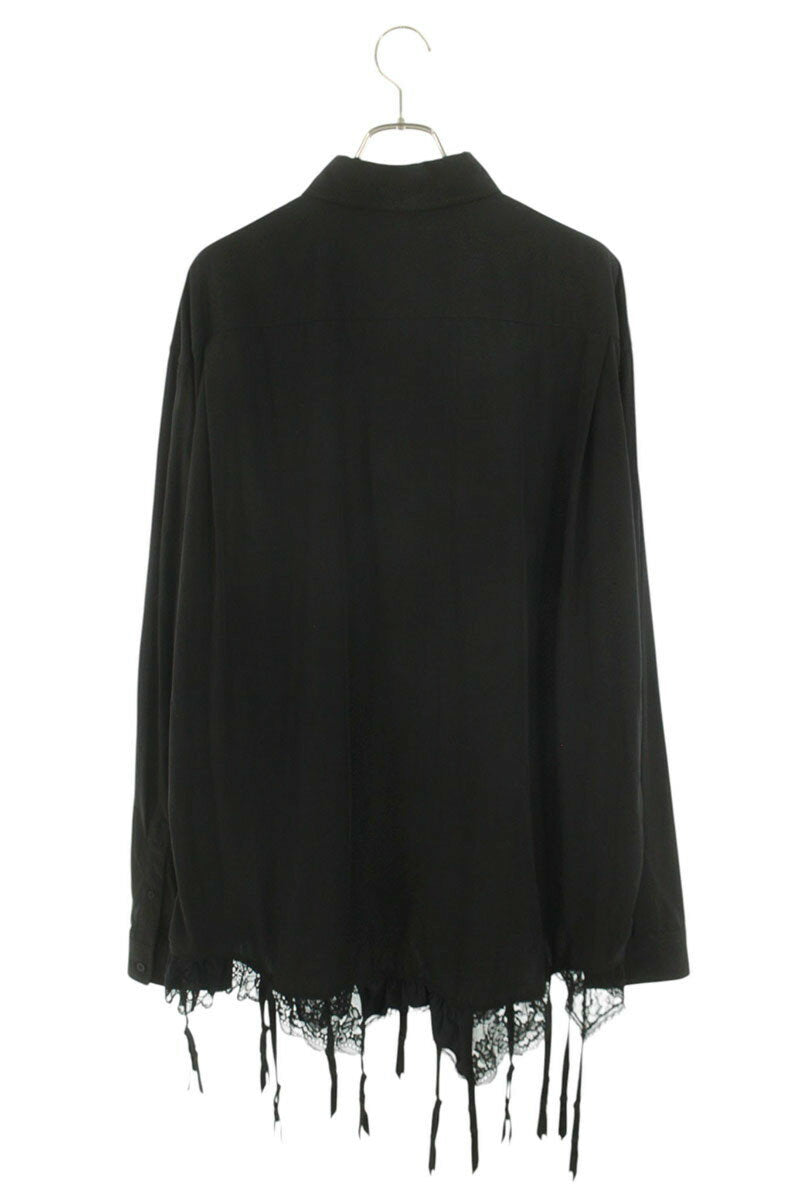 Balenciaga Long Sleeve Shirt Black Size XS