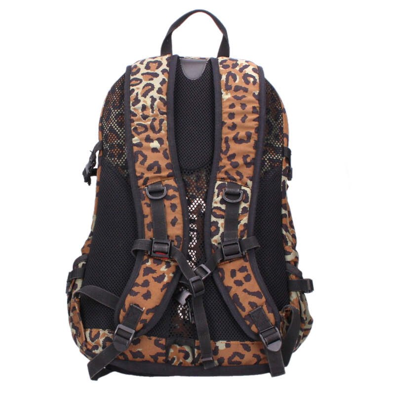 Supreme 10SS Leopard backpack Brown x Black One Size
